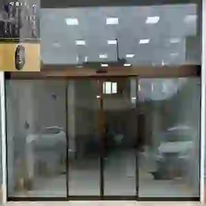 درب اتوماتیک شیشه ای تک لنگه