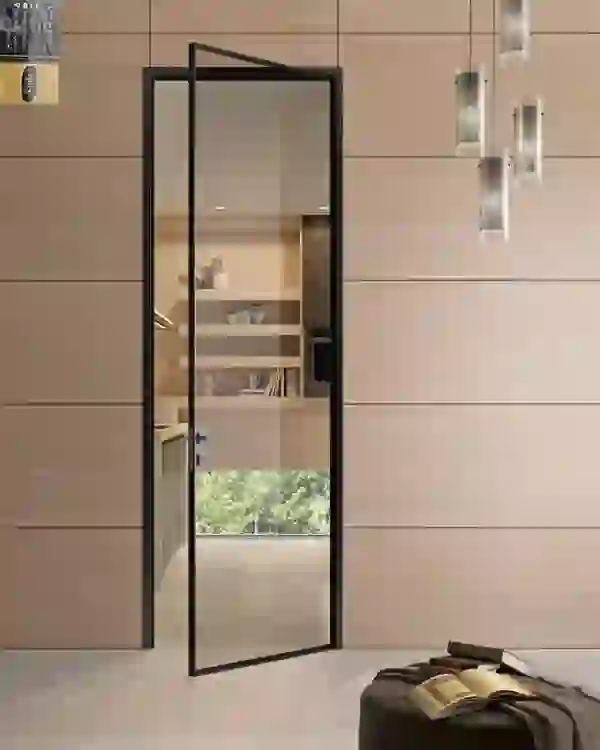 درب اتوماتیک شیشه ای تک لنگه